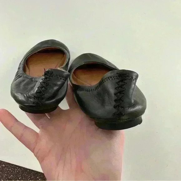 Lucky brand womens flats size 6 36 black leather balletcore - Picture 10 of 14